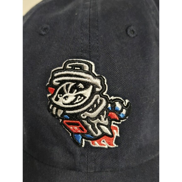 Rocket City Trash Pandas Hat Baseball Cap '47 Clean Up Strap Back Navy Blue - Picture 2 of 7